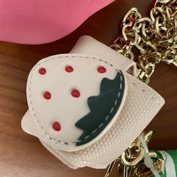 KATE SPADE x TARGET Stripe Mini Crossbody Bag Green & White WOC - Picture 9 of 12